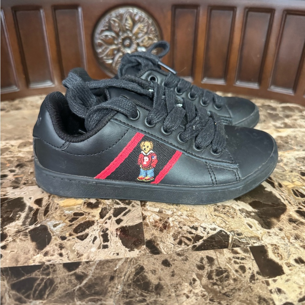 Polo Bear  Kids Shoes with Red Accents
